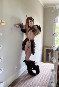 Belle Delphine Sexy Viking Warrior Cosplay Onlyfans Set Leaked 136713