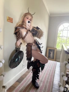 Belle Delphine Sexy Viking Warrior Cosplay Onlyfans Set Leaked 136720