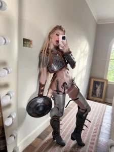 Belle Delphine Female Knight Cosplay Onlyfans Set Leaked