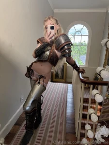 Belle Delphine Female Knight Cosplay Onlyfans Set Leaked 137020