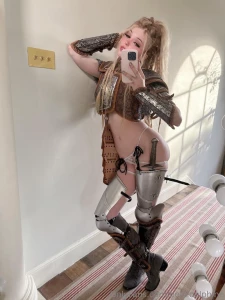 Belle Delphine Female Knight Cosplay Onlyfans Set Leaked 137024