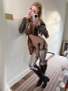 Belle Delphine Female Knight Cosplay Onlyfans Set Leaked 137027