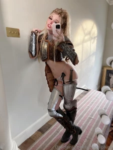 Belle Delphine Female Knight Cosplay Onlyfans Set Leaked 137033