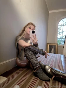 Belle Delphine Sexy Chainmail Costume Onlyfans Set Leaked 138031