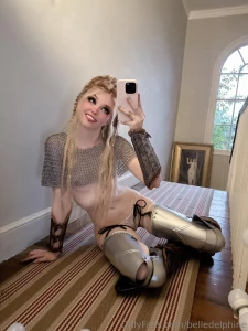 Belle Delphine Sexy Chainmail Costume Onlyfans Set Leaked 138035