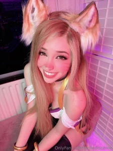 Belle Delphine Sexy Ahri Cosplay Onlyfans Set Leaked 1553