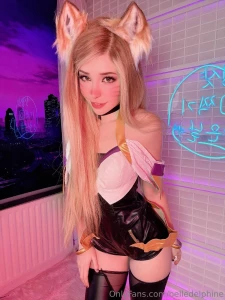 Belle Delphine Sexy Ahri Cosplay Onlyfans Set Leaked 1560