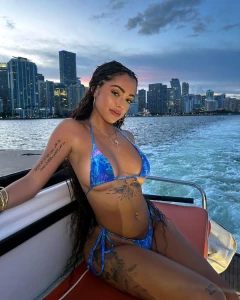 Malu Trevejo Sexy Bikini Boat Onlyfans Set Leaked