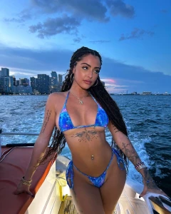 Malu Trevejo Sexy Bikini Boat Onlyfans Set Leaked 141447