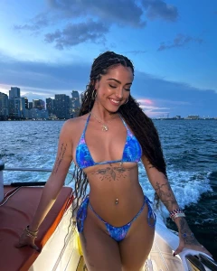 Malu Trevejo Sexy Bikini Boat Onlyfans Set Leaked 141449