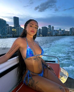 Malu Trevejo Sexy Bikini Boat Onlyfans Set Leaked 141450