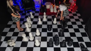 Meg Turney Danielle DeNicola Chess Strip Onlyfans Video Leaked 14030