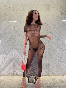 Bhad Bhabie Nude Sheer Topless Dress Onlyfans Set Leaked 145789