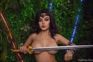 Kalinka Fox Nude Wonder Woman Cosplay OnlyFans Set Leaked 14648
