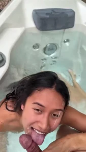Isla Summer Nude Pool Cumshot Facial OnlyFans Video Leaked 16145