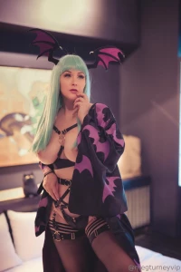 Meg Turney Nude Pussy Morrigan Cosplay Onlyfans Set Leaked 17107