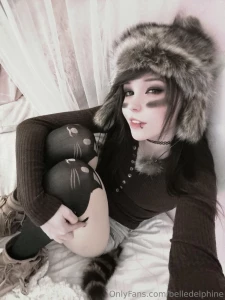Belle Delphine Sexy Emo Raccoon Onlyfans Set Leaked