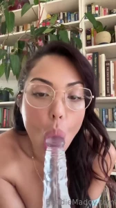 Maddy Belle Glass Dildo Masturbation OnlyFans Video Leaked 18798