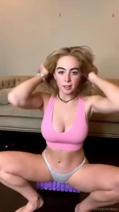 Grace Charis Topless Stretching Livestream Video Leaked 19942