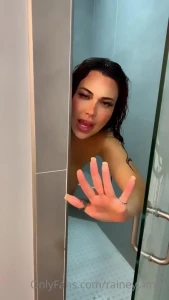 Rainey James POV Shower Blowjob OnlyFans Video Leaked 20015