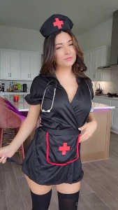 Alinity Nude Nurse Costume Strip Onlyfans Video Leaked 20691