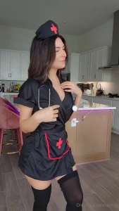 Alinity Nude Nurse Costume Strip Onlyfans Video Leaked 20695