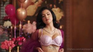 Malu Trevejo Sexy Birthday Lingerie Onlyfans Video Leaked