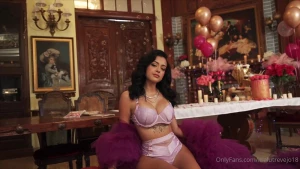Malu Trevejo Sexy Birthday Lingerie Onlyfans Video Leaked 22751