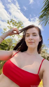 KittyPlays Sexy Red Bikini Vacation Fansly Set Leaked 23349