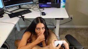 Izzy Green Video Game POV Blowjob OnlyFans Video Leaked 23452