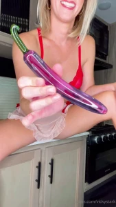 Vicky Stark Nude Glass Dildo Pussy Masturbation Onlyfans Video Leaked 23557