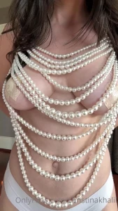 Christina Khalil Nipple Pasties Beaded Top Onlyfans Video Leaked 26825