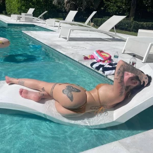 Bhad Bhabie Sexy Ass Bikini Pool Onlyfans Set Leaked 27578