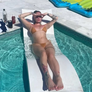 Bhad Bhabie Sexy Ass Bikini Pool Onlyfans Set Leaked 27579