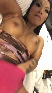 Asa Akira Selfie Dress Fingering OnlyFans Video Leaked 27862