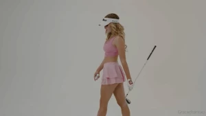 Grace Charis Nude Golf Strip Video Leaked 28285