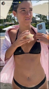 Charli D&#8217;Amelio Beach Pool Bikini Video Leaked 29270