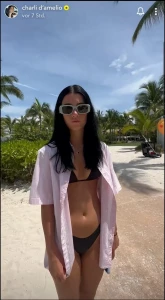 Charli D&#8217;Amelio Beach Pool Bikini Video Leaked 29273