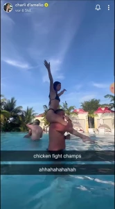 Charli D&#8217;Amelio Beach Pool Bikini Video Leaked 29276