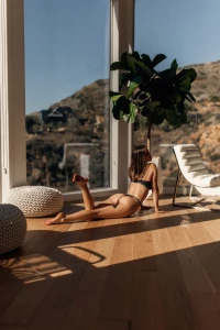 Natalie Roush Sexy Sunny Lounge Lingerie Onlyfans Set Leaked 29394