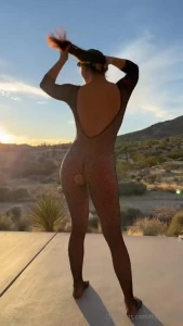 Jakara Mitchell Nude Fishnet Bodysuit OnlyFans Video Leaked 250