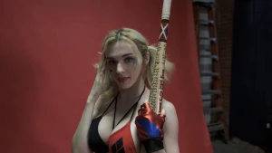 Amouranth Harley Quinn Cosplay ASMR OnlyFans Video Leaked 30104