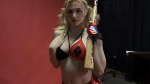 Amouranth Harley Quinn Cosplay ASMR OnlyFans Video Leaked 30105