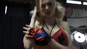 Amouranth Harley Quinn Cosplay ASMR OnlyFans Video Leaked 30110