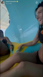 Charli D&#8217;Amelio Bikini Water Slide Video Leaked 30401