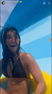 Charli D&#8217;Amelio Bikini Water Slide Video Leaked 30407