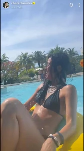 Charli D&#8217;Amelio Bikini Water Slide Video Leaked 30409