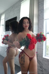 Malu Trevejo Nude Topless Roses Onlyfans Set Leaked
