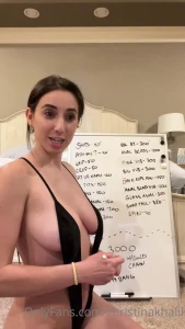 Christina Khalil Nude April Onlyfans Livestream Leaked Part 1 31622