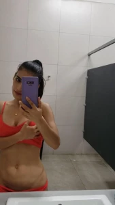 Anabella Galeano Bathroom Mirror Fingering Onlyfans Video Leaked 31963